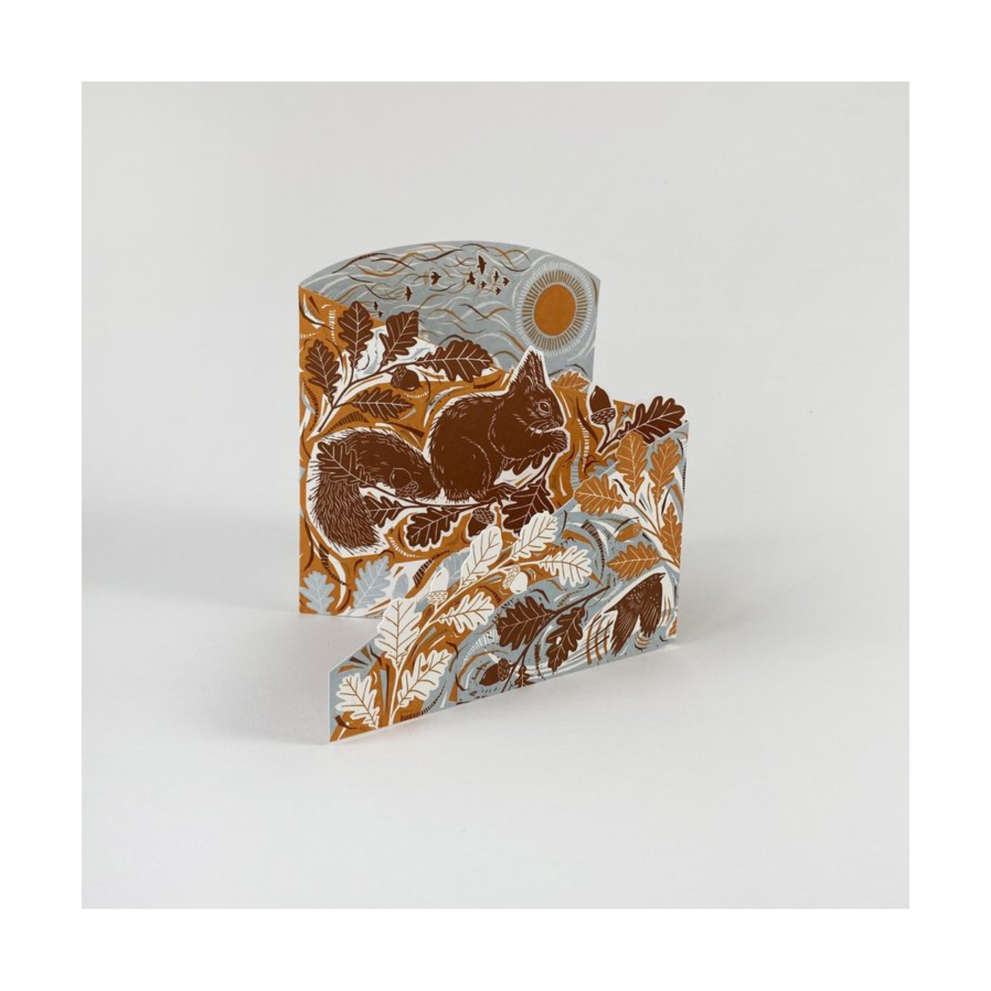 Autumn Leaves Concertina Card