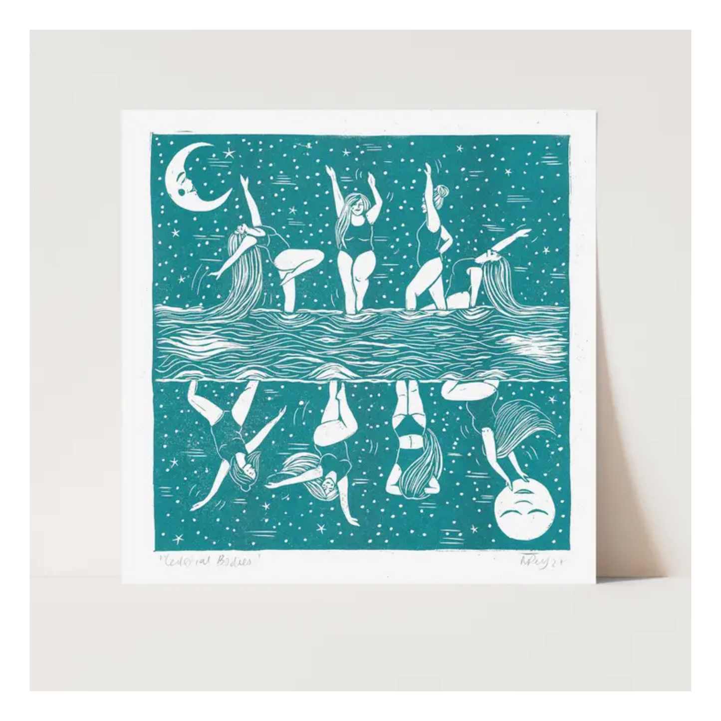 Celestial Bodies Riso Print