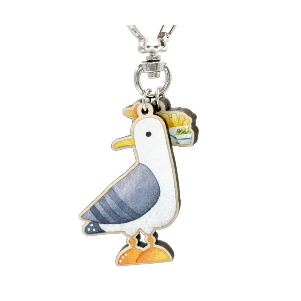 
                  
                    Seagull Keyring with Fish and Chips
                  
                