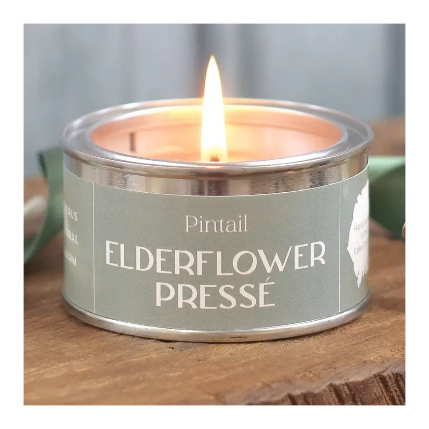 Elderflower Presse Paint Pot Candle