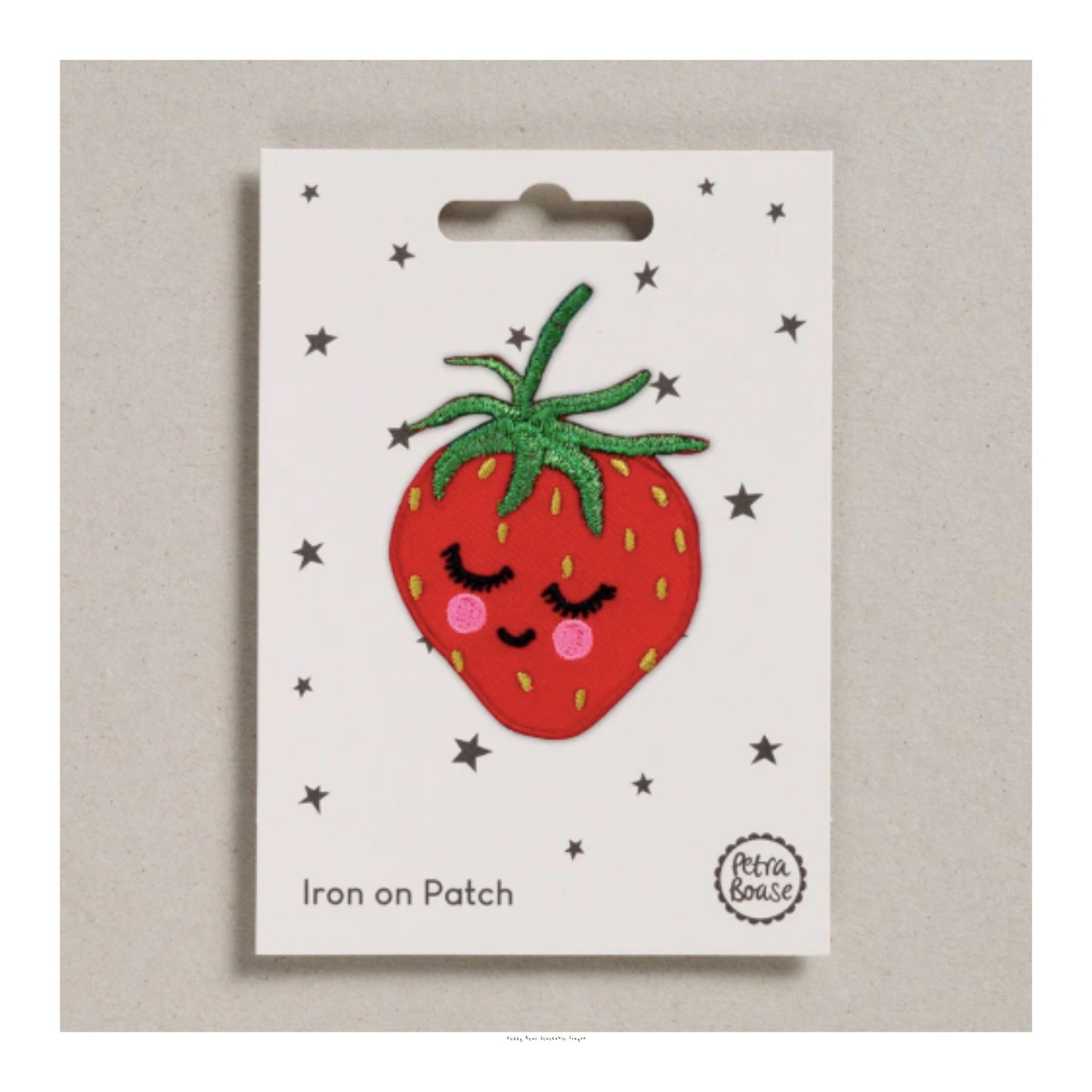 Strawberry Iron On Patch