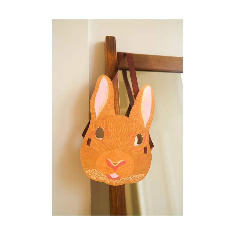 Rabbit Greeting Card Mask