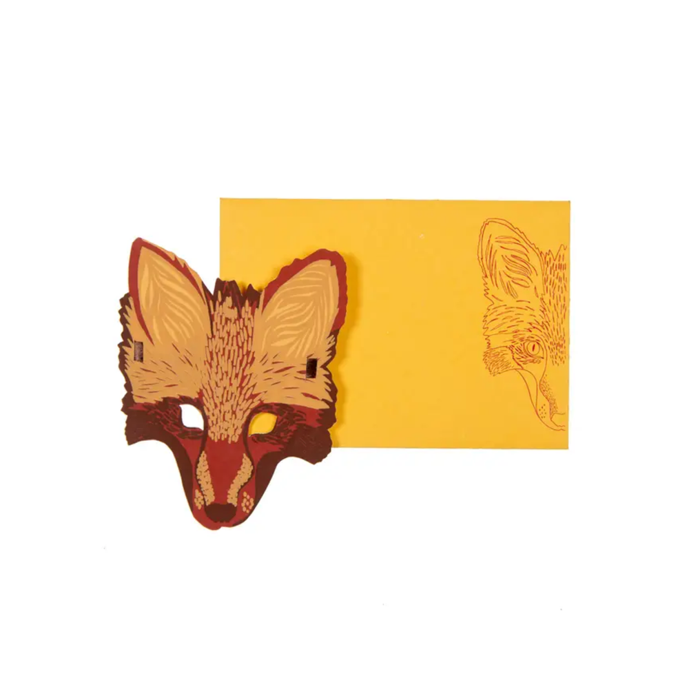 
                  
                    Fox Greeting Card Mask
                  
                