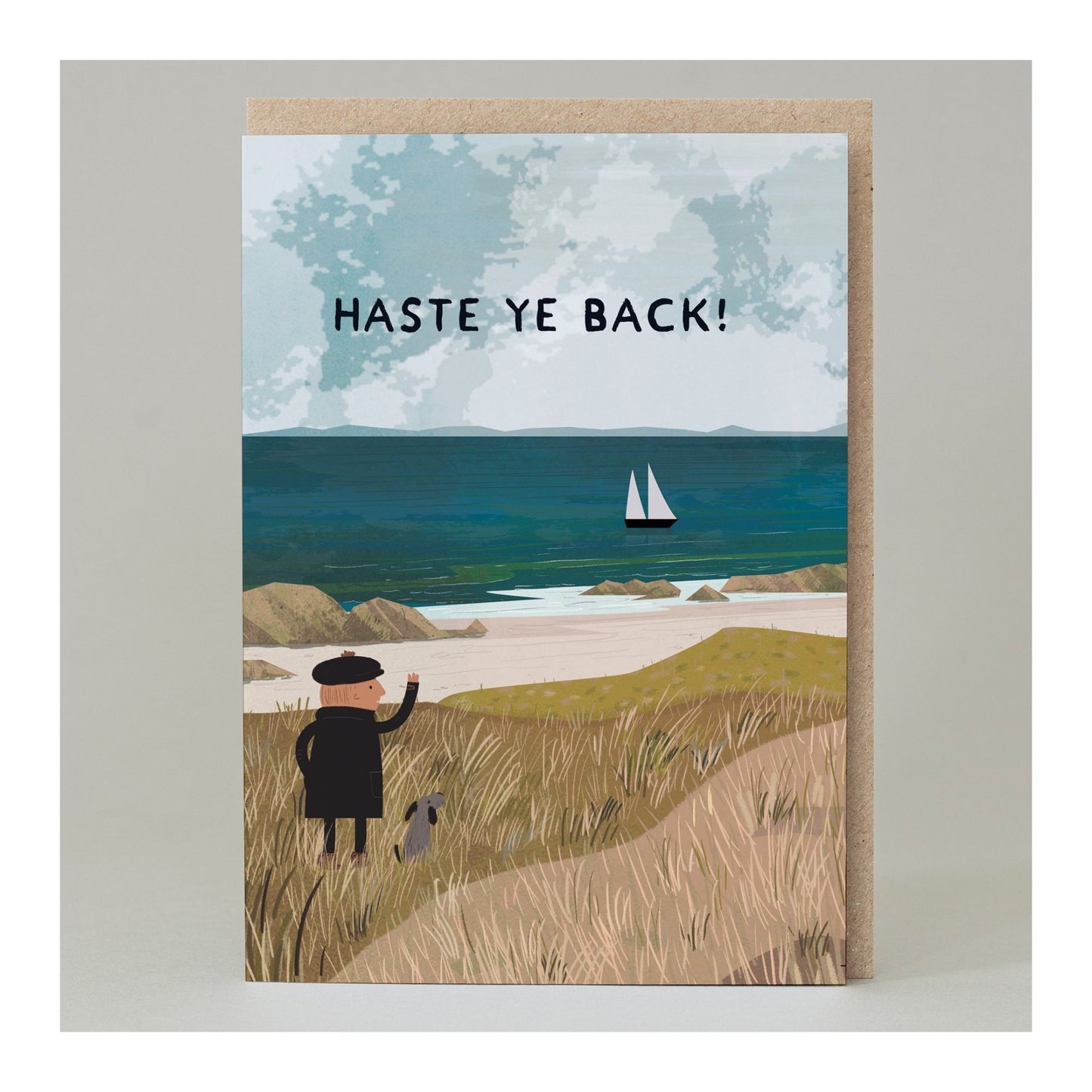 Haste Ye Back Hebridean Card