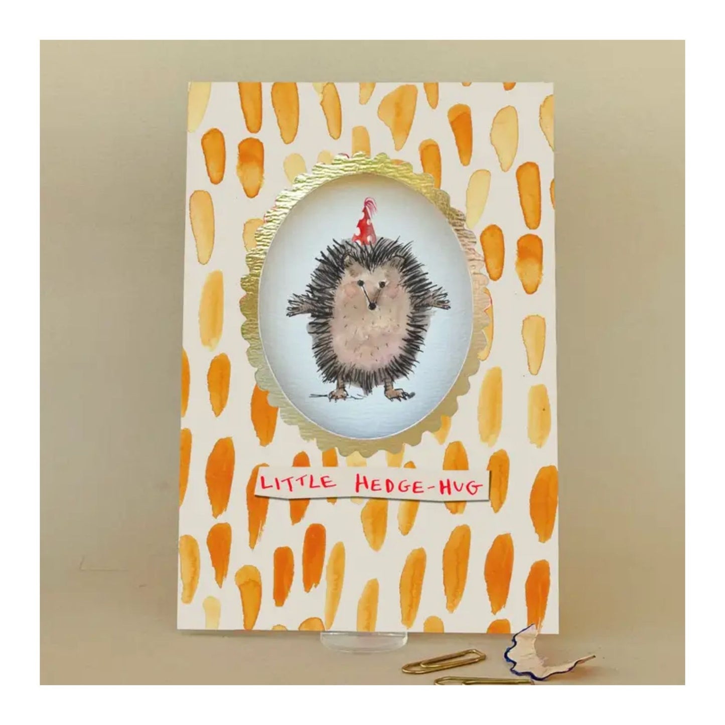 Little Hedge Hug Card