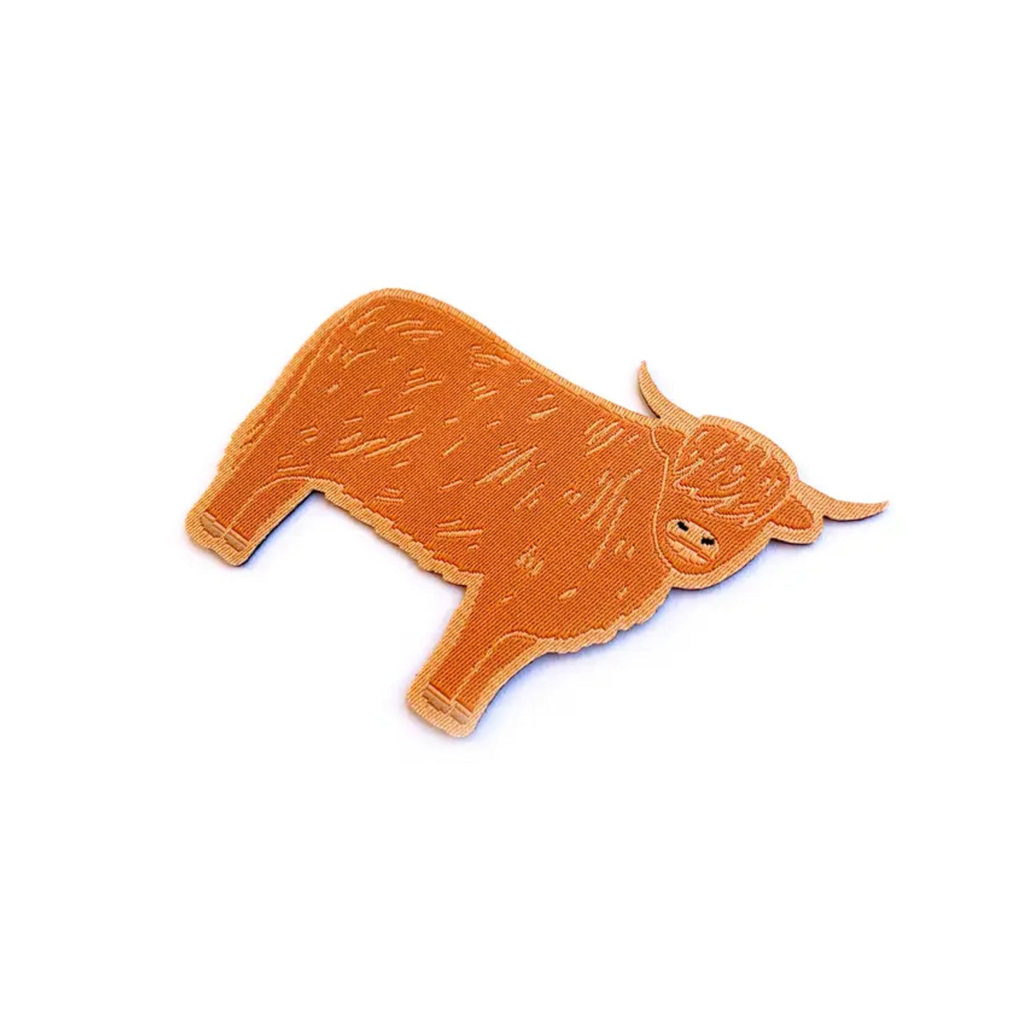 Highland Cow Iron-On Patch