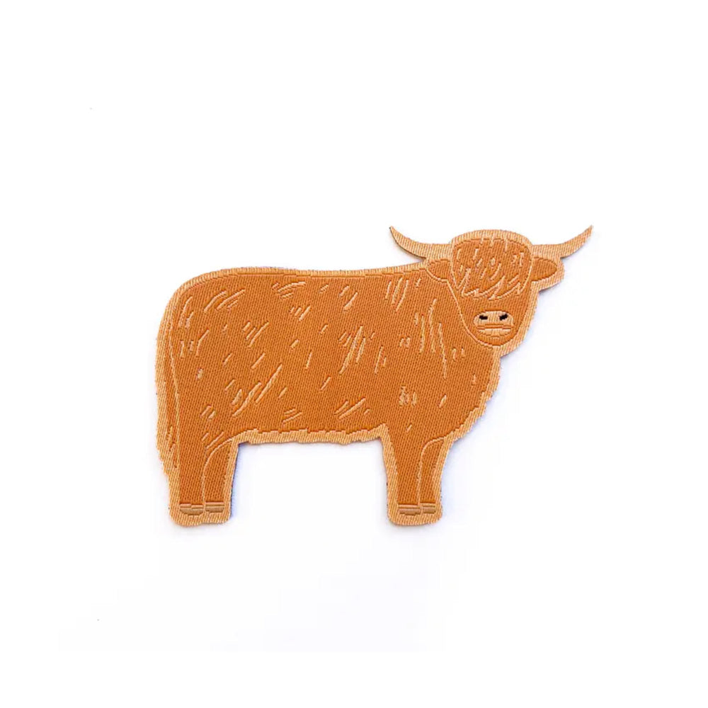 Highland Cow Iron-On Patch