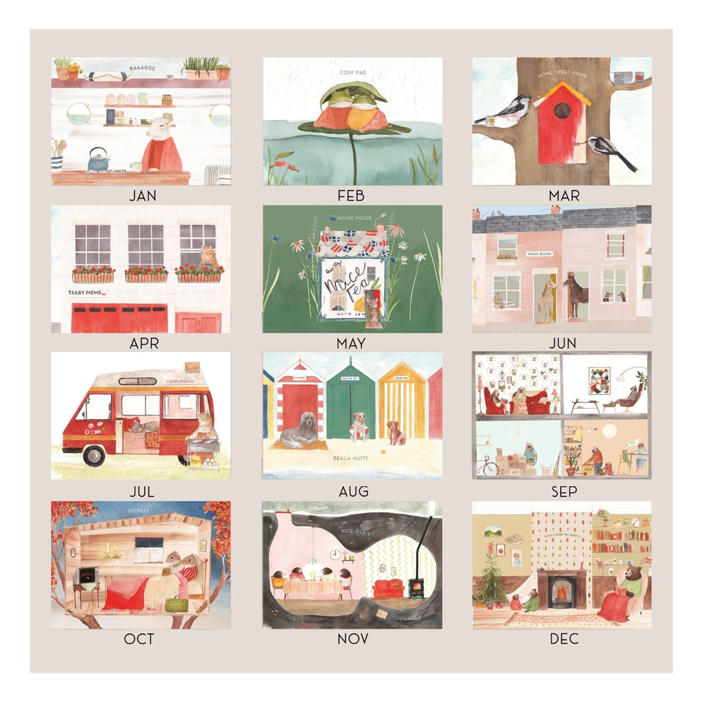 
                  
                    Home Sweet Home 2026 Calendar
                  
                