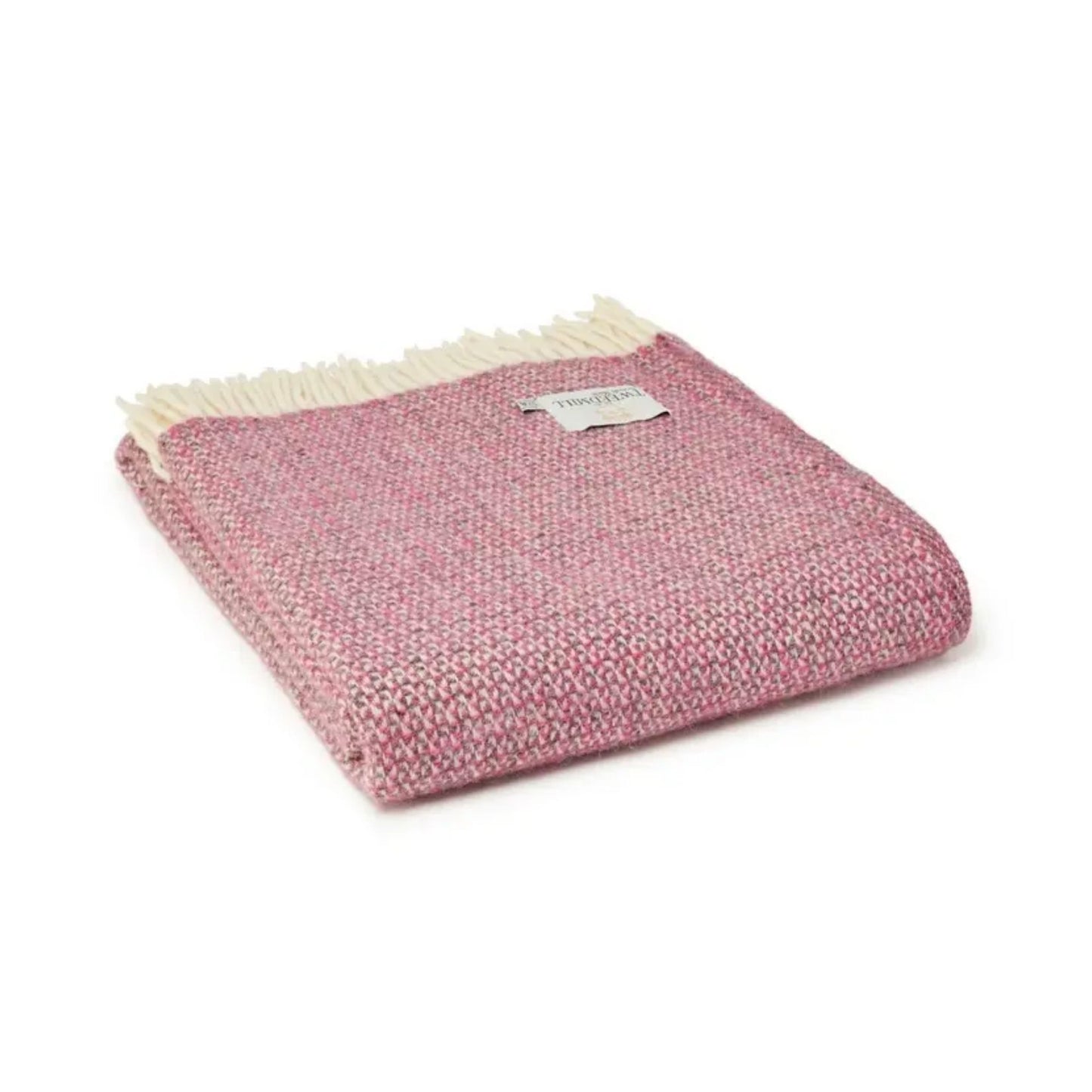 Pink and Grey Illusion Blanket