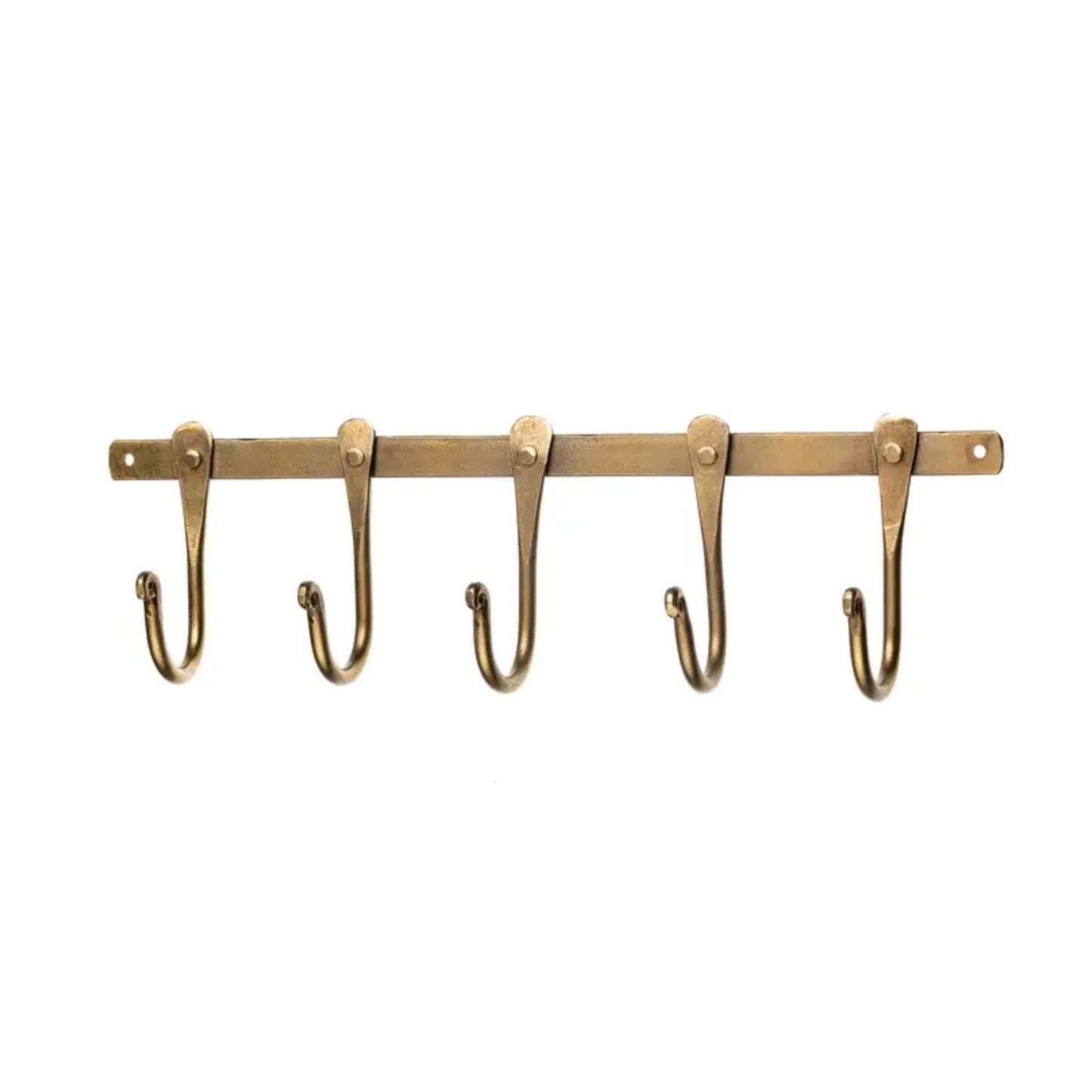 Iron & Brass Five Hook Hanger