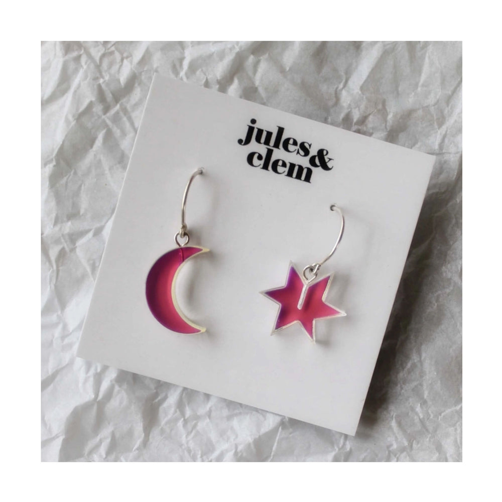 
                  
                    Iridescent Star & Moon Earrings
                  
                