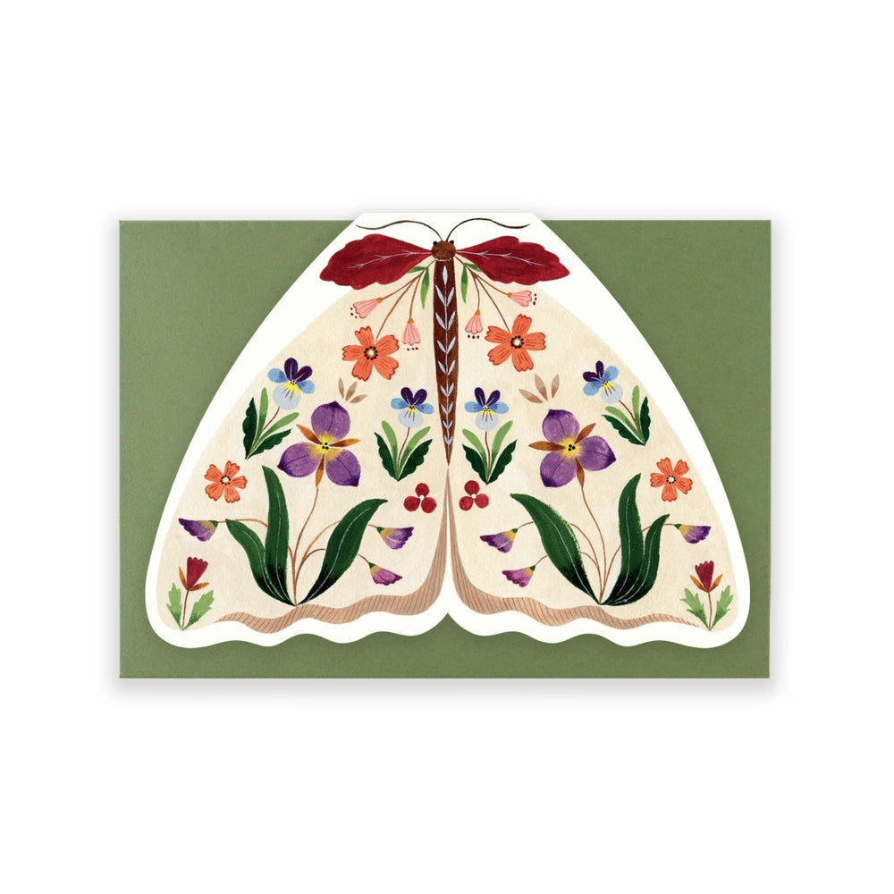 Ivory Moth Card