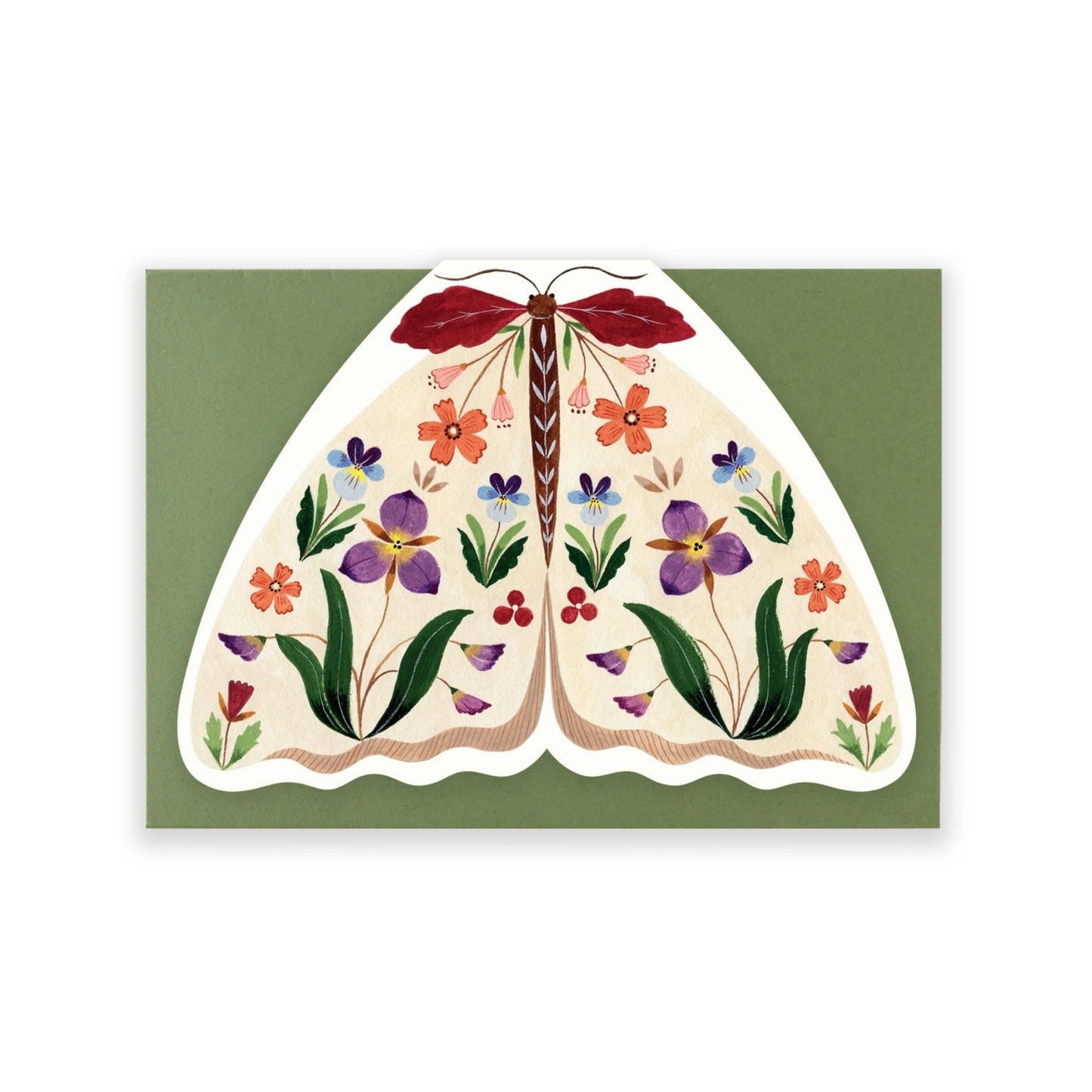 Ivory Moth Card