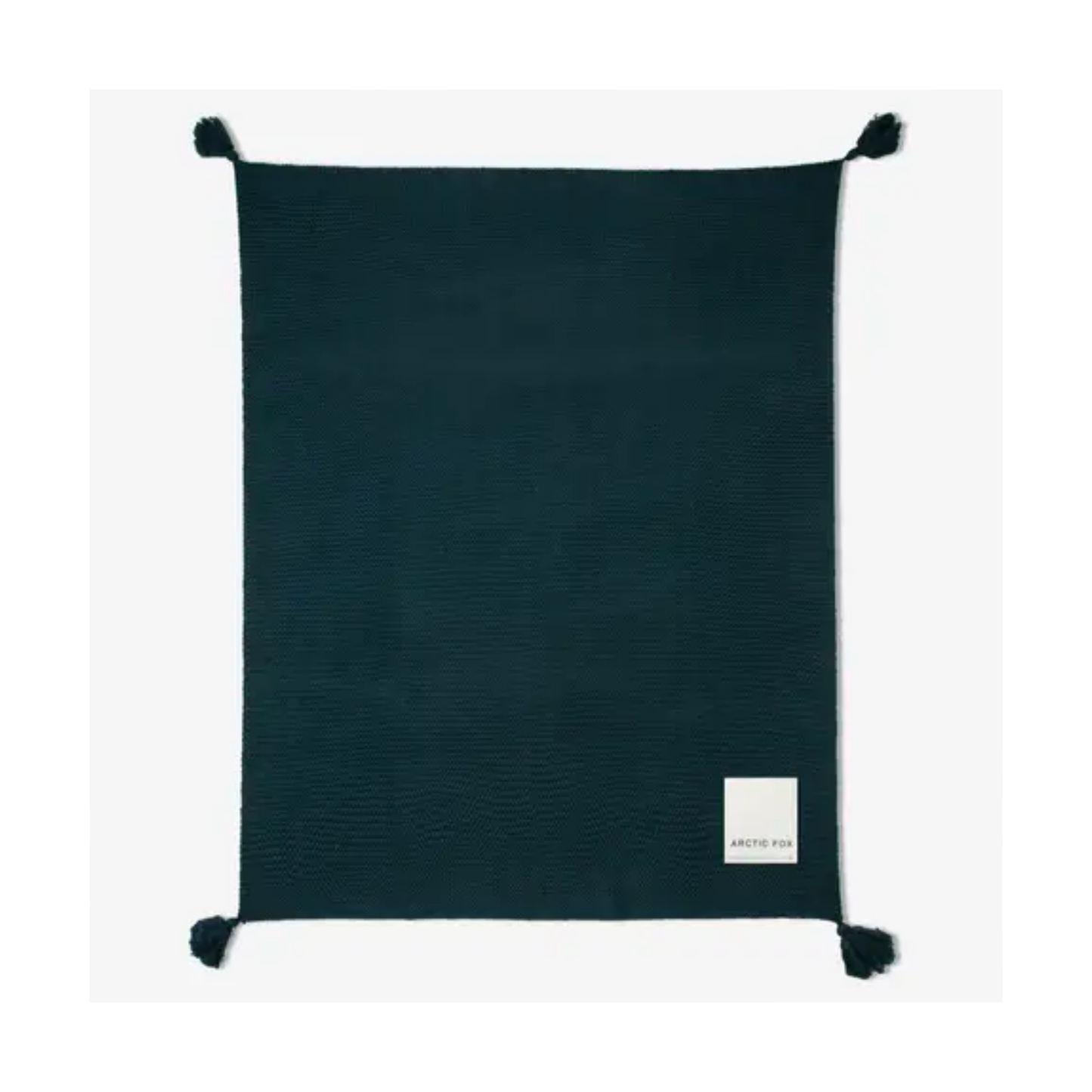 The Knitted Throw - Teal