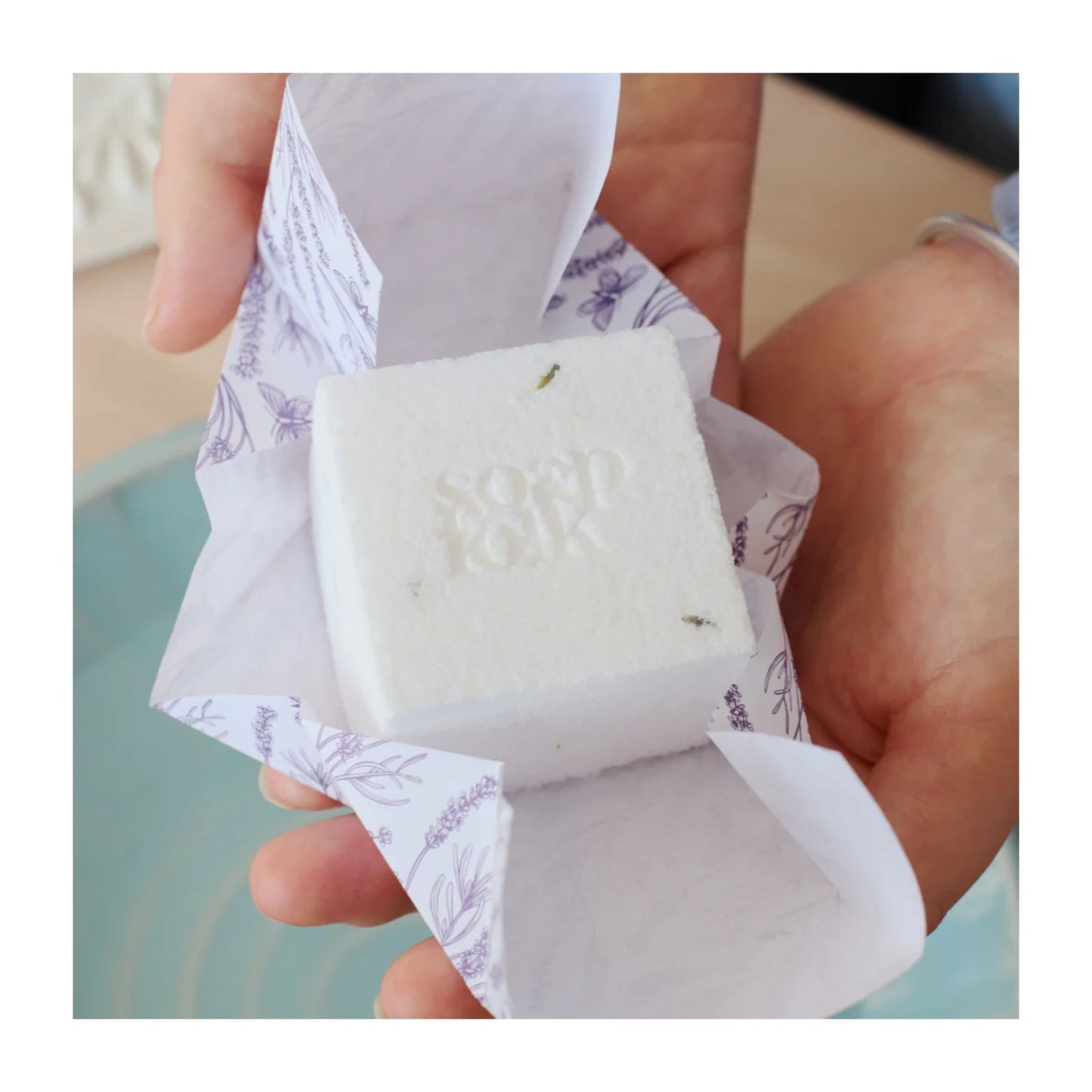 Lavender Salt Bath Cube