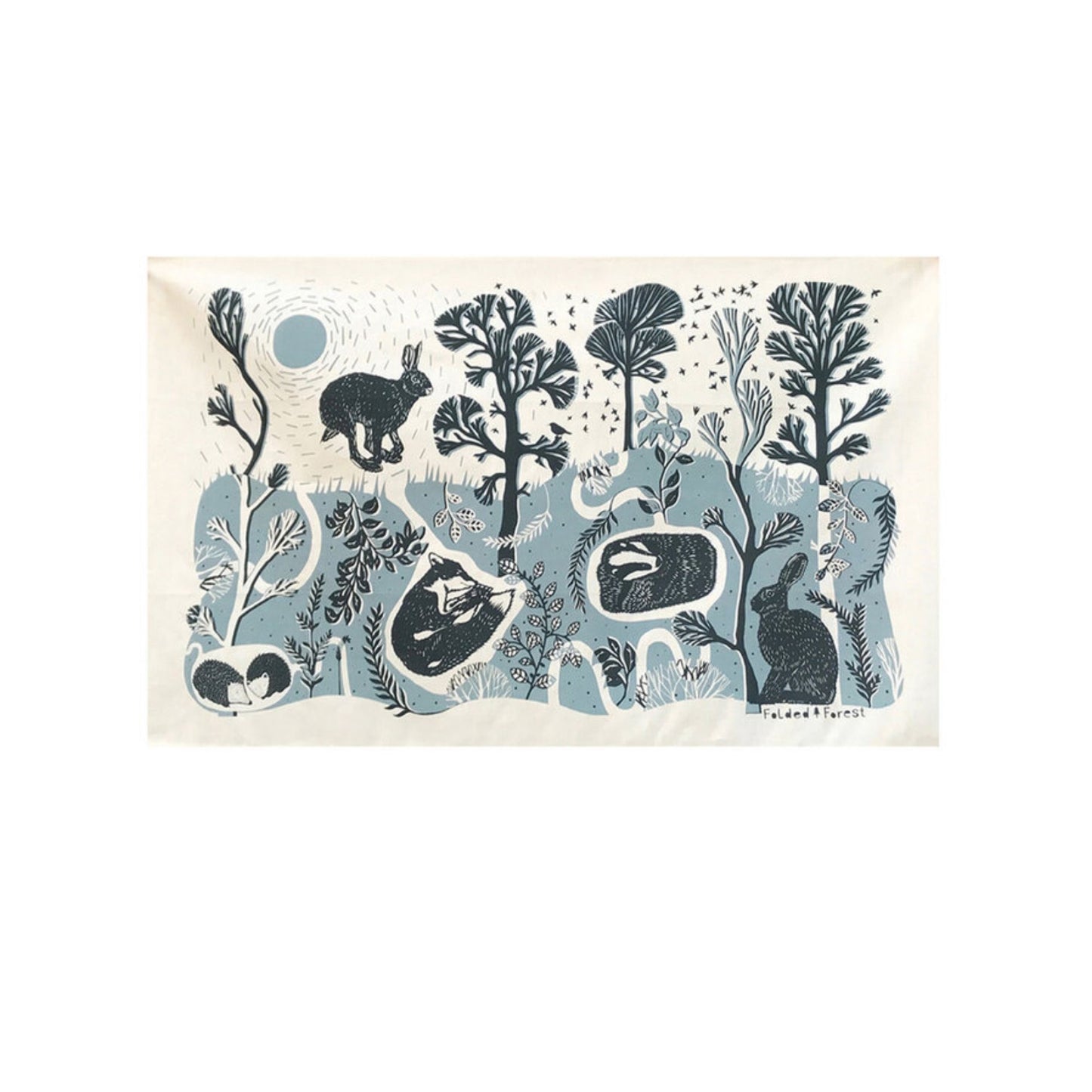 Leaping Hare Tea Towel