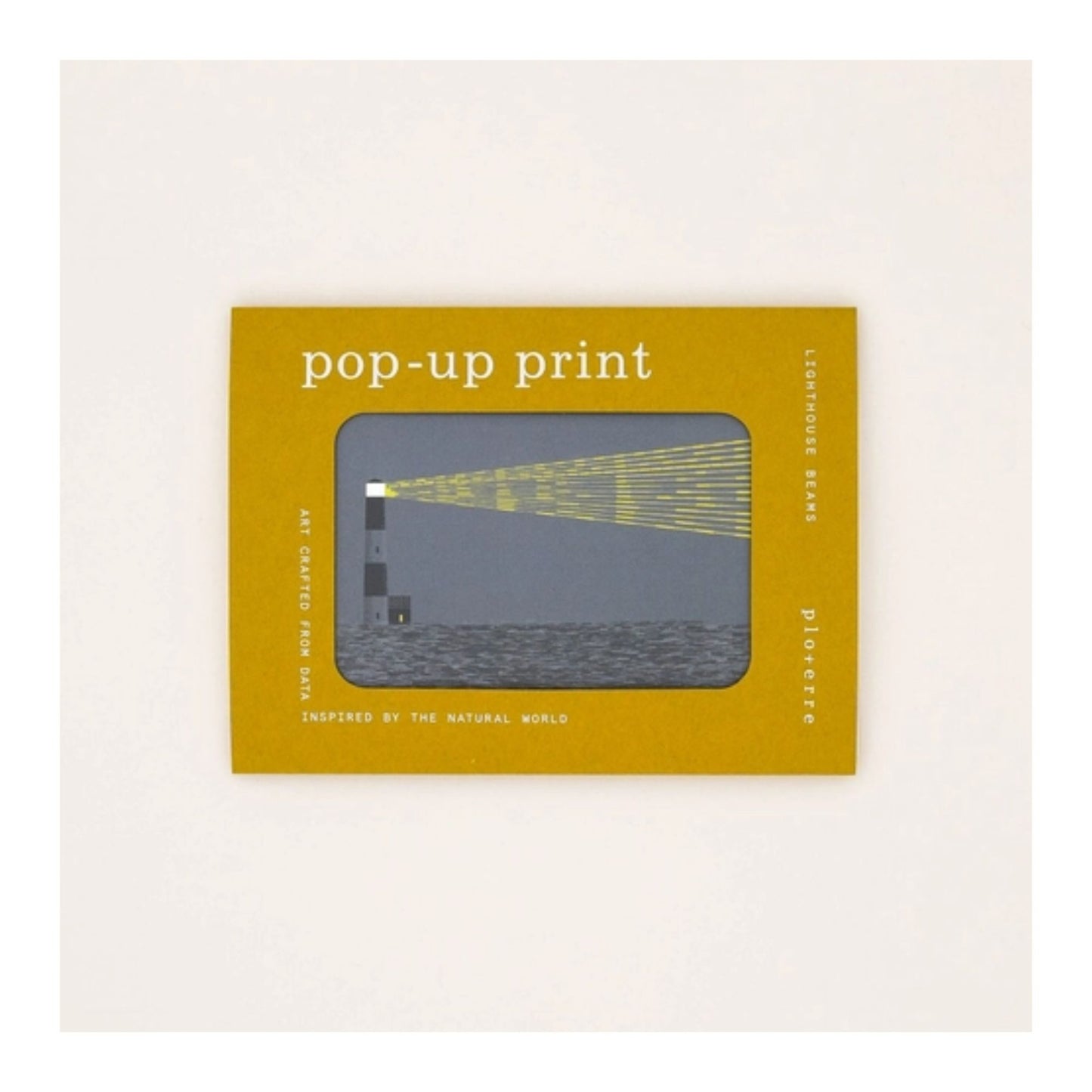 Lighthouse Beams Pop Up Print