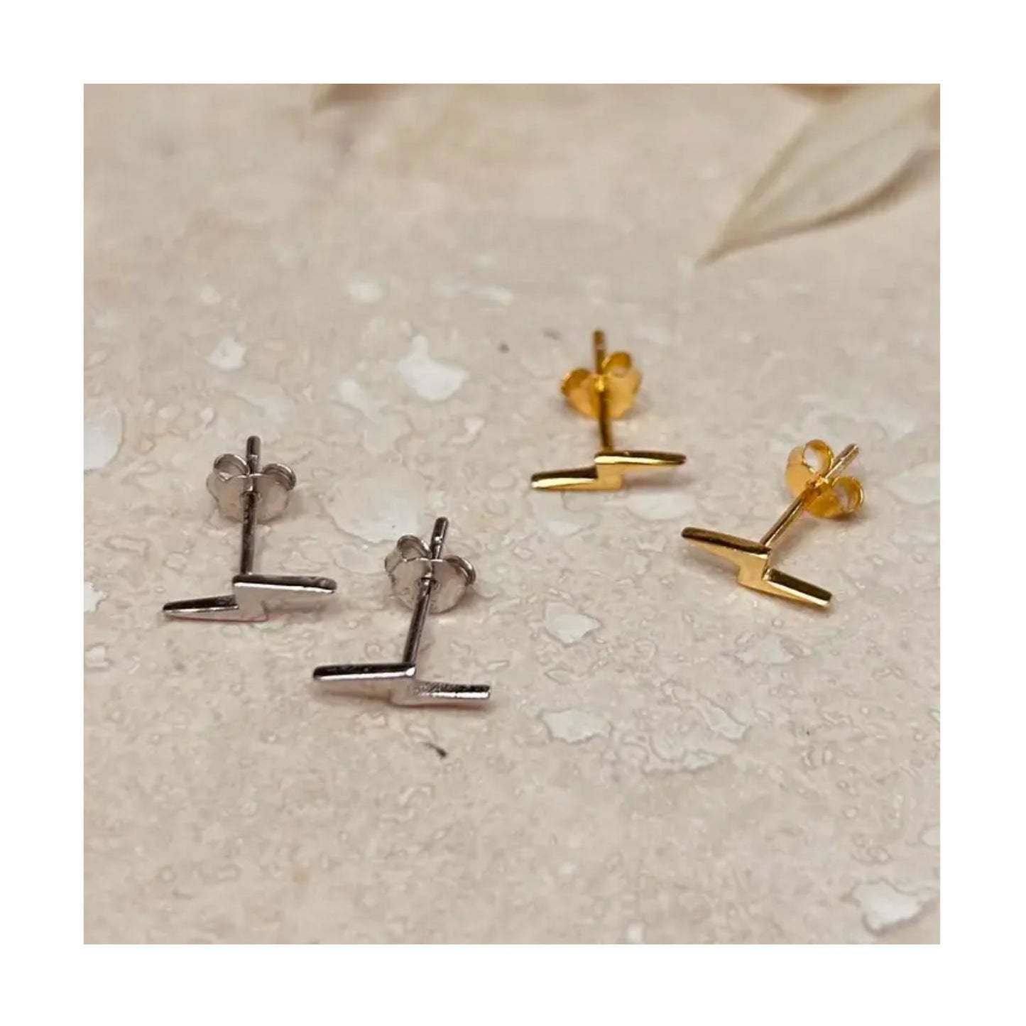 Silver Lightning Earrings