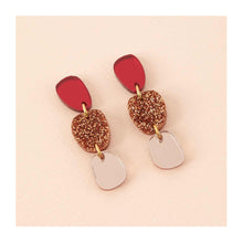  Lily Earrings in Copper Glitter