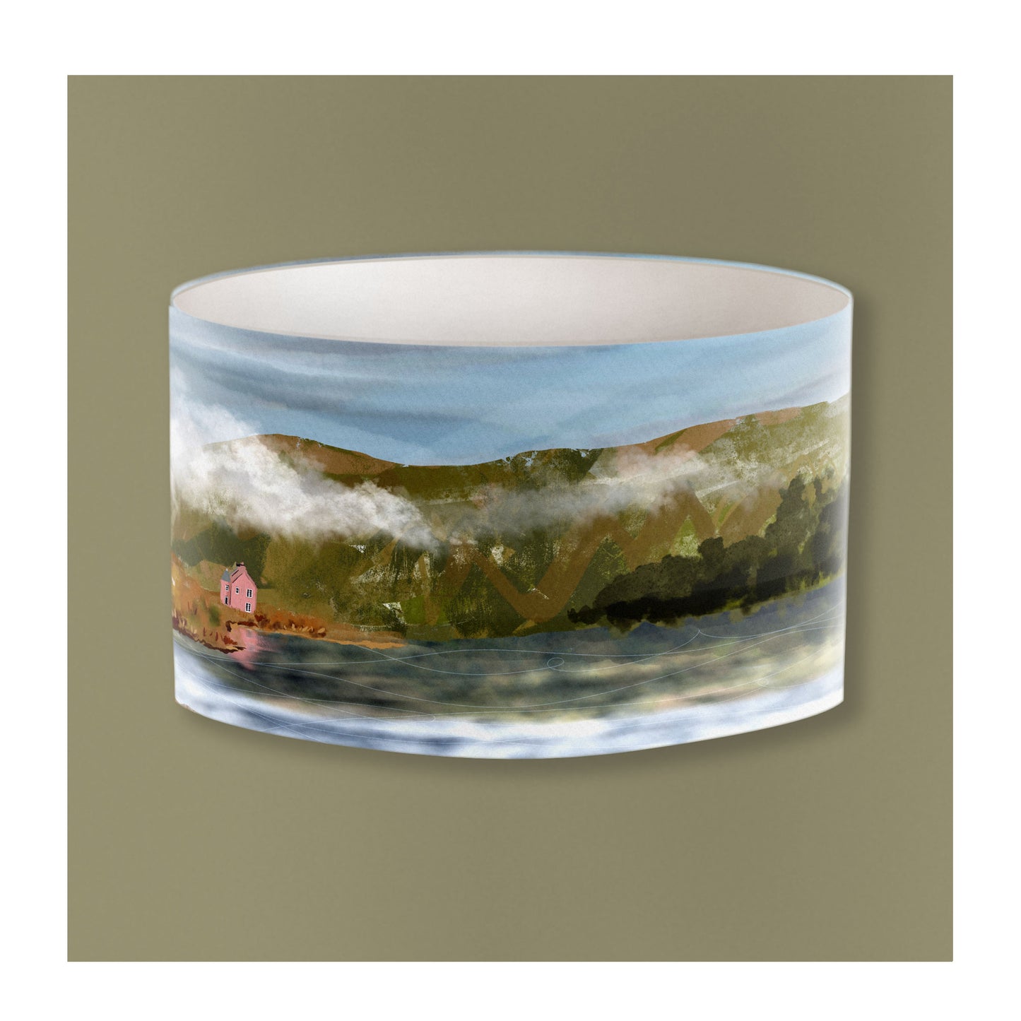 Loch Glass Lampshade