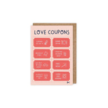  Love Coupons Card