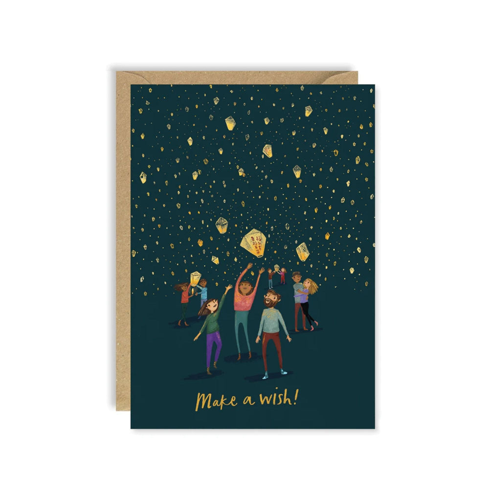 Make a Wish Lanterns Card