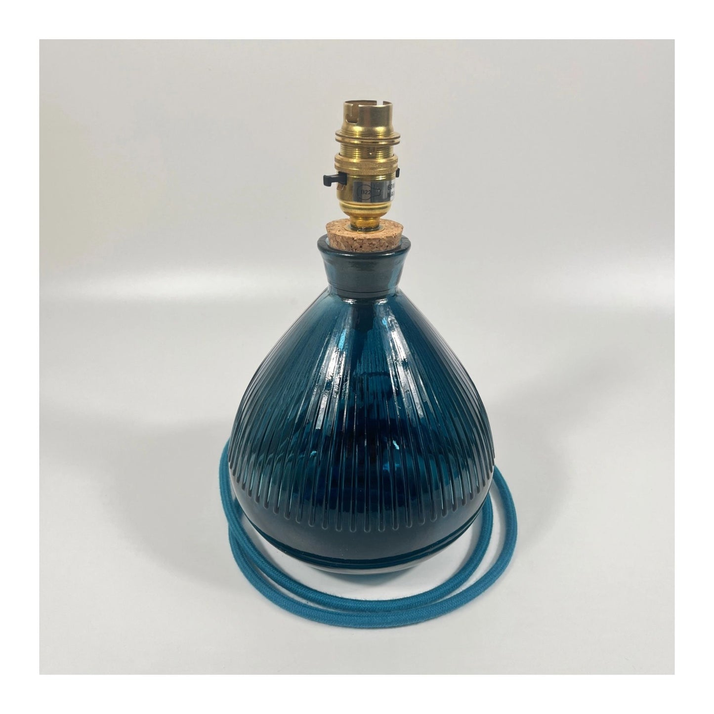 Marine Blue Small Terrassa Glass Lamp