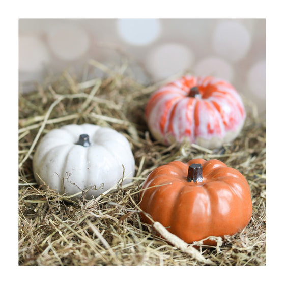 Ceramic Autumn Pumpkin