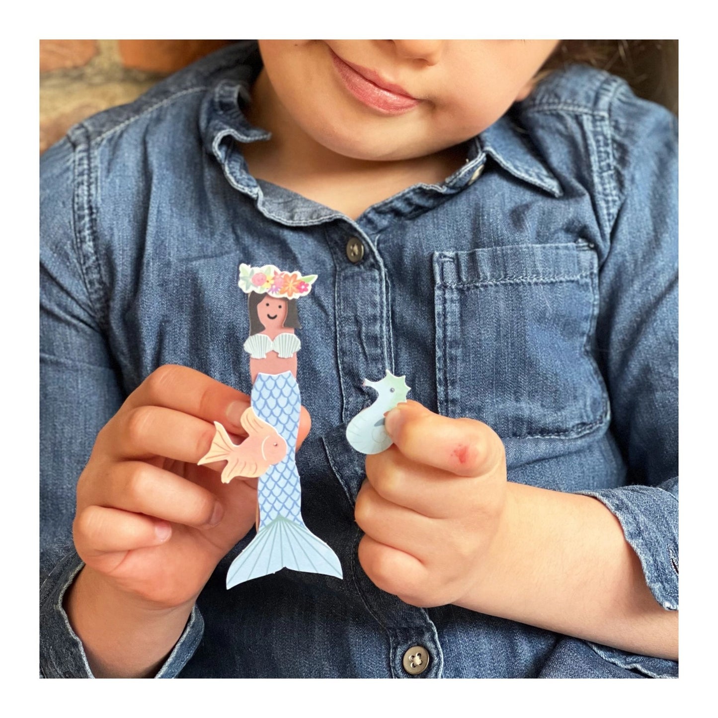 Mermaid Peg Doll Kit