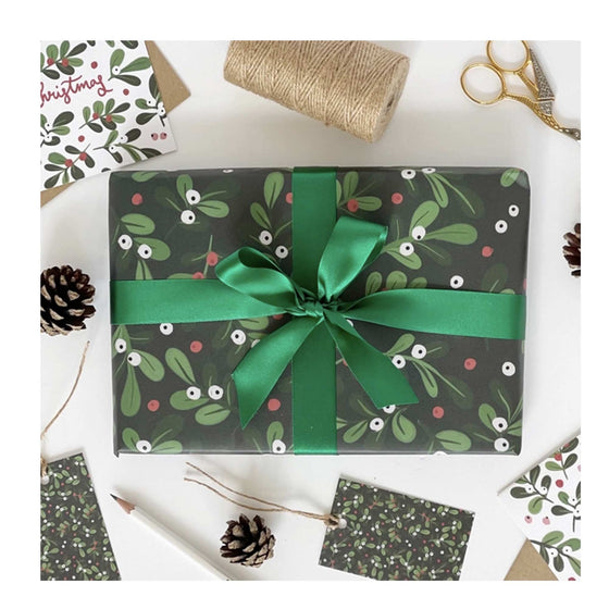 Mistletoe Christmas Gift Wrap