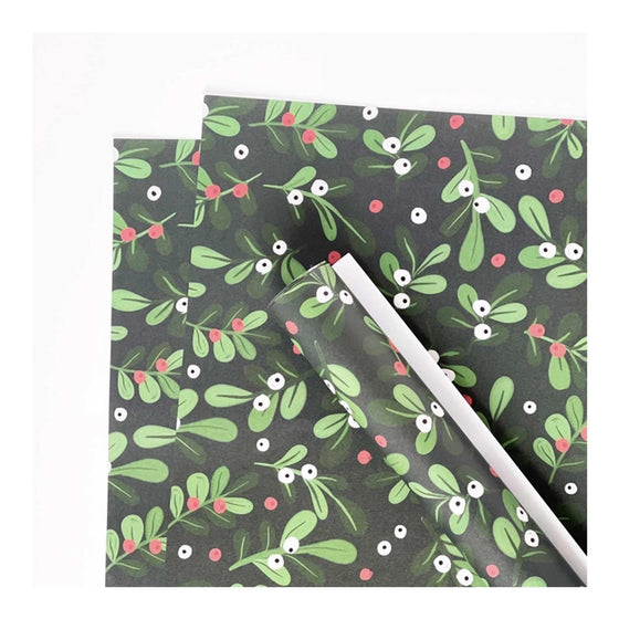 Mistletoe Christmas Gift Wrap