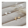 Moon & Star Stud Earrings
