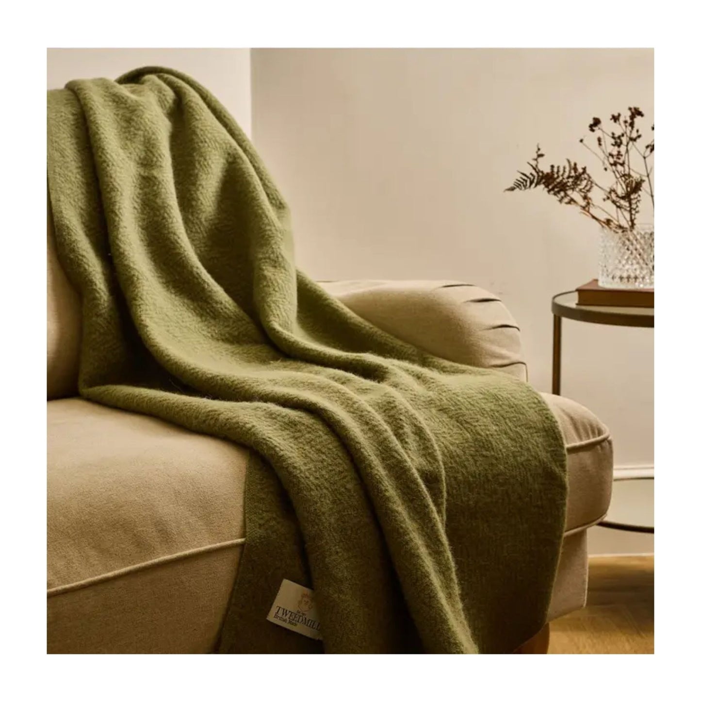 Sage Green Moorland Blanket