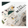 The Munros A2 Map Checklist Print with Wooden Hanging Frame