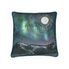 Northern Lights Piped Square Cushion