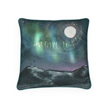  Northern Lights Piped Square Cushion