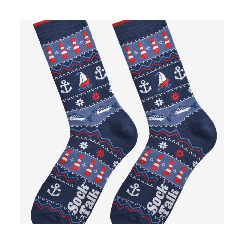 
                  
                    Nautical Fair Isle Mens Bamboo Socks
                  
                