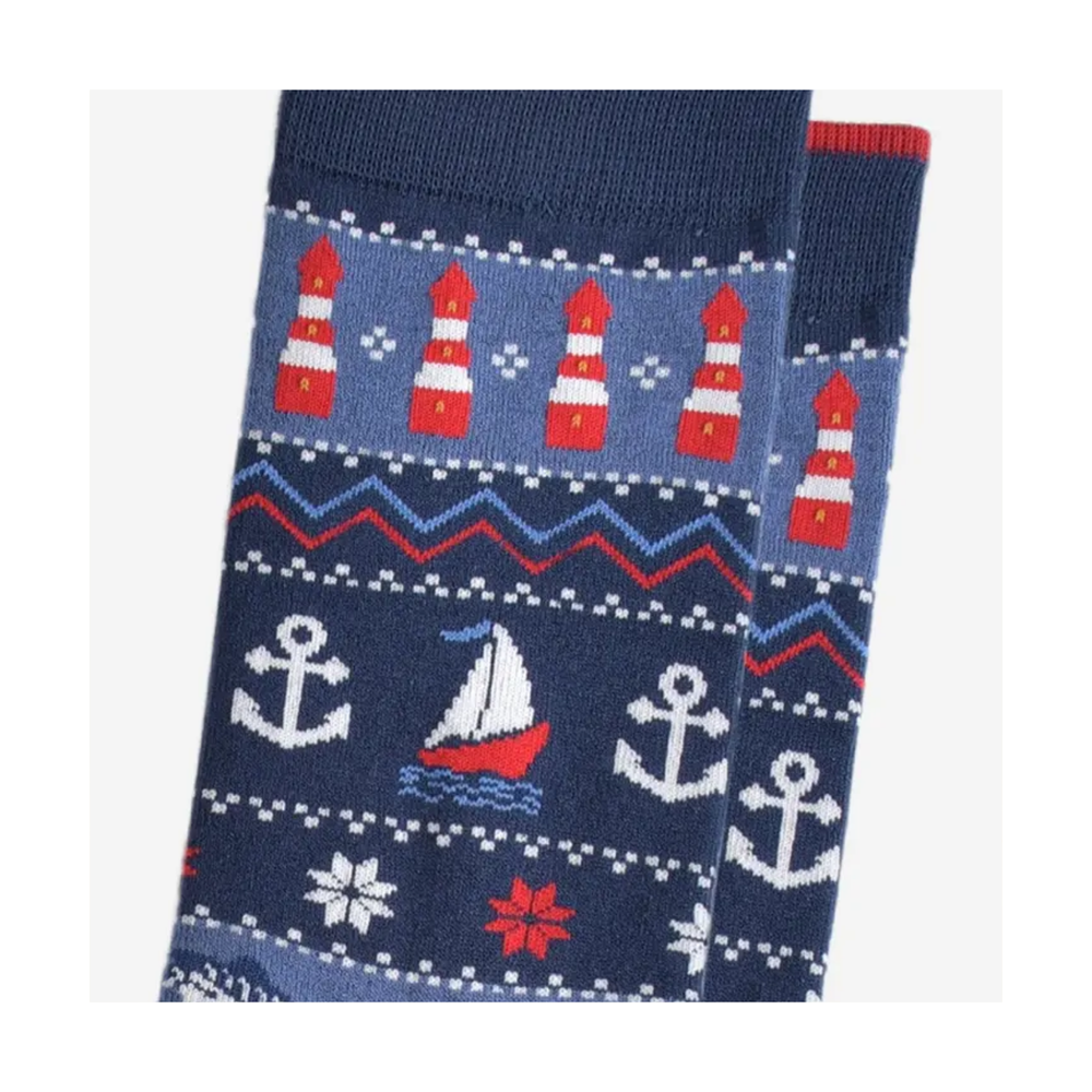 
                  
                    Nautical Fair Isle Mens Bamboo Socks
                  
                