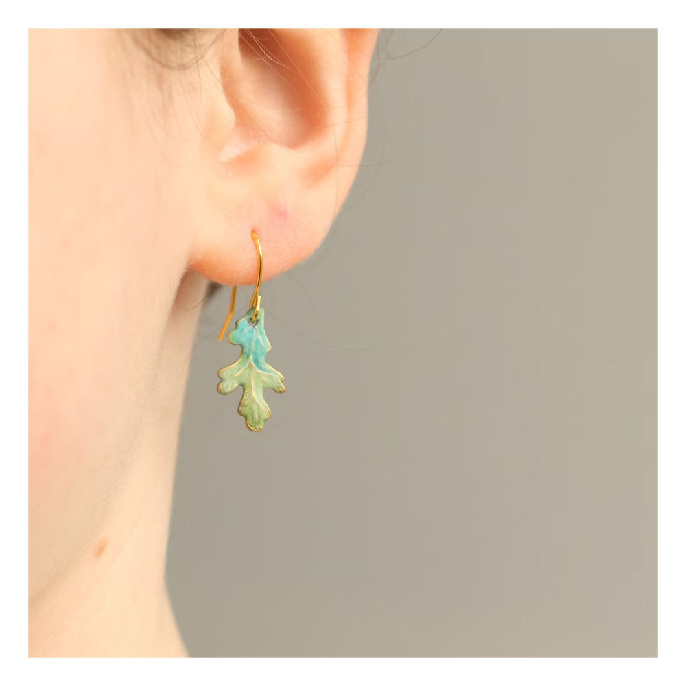Oak Leaf Earrings