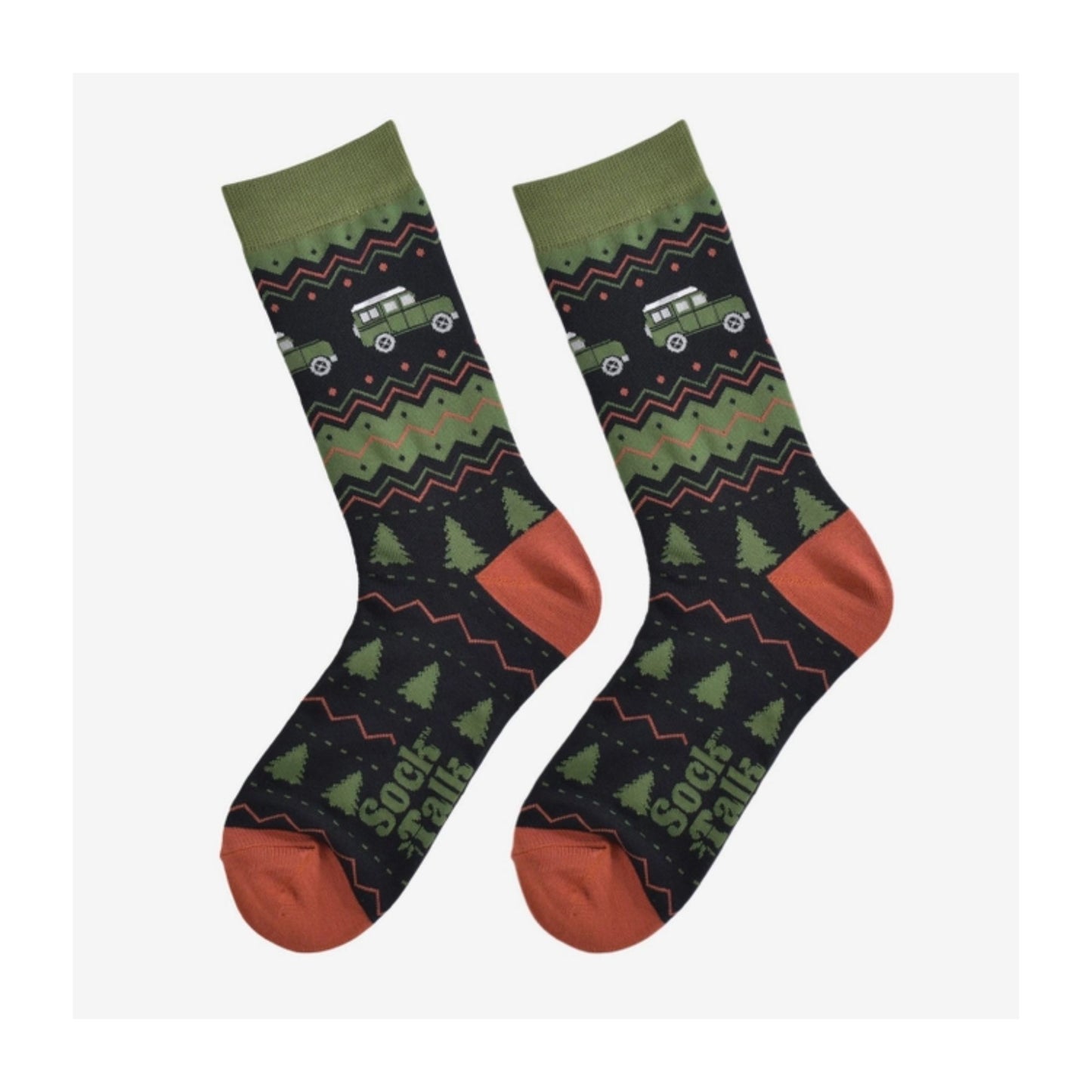 Off Roader Fair Isle Bamboo Socks