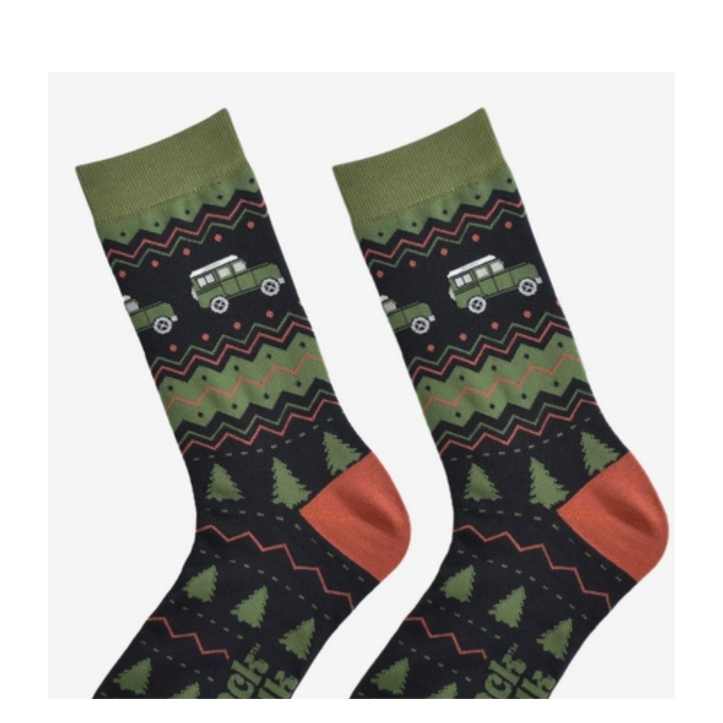 Off Roader Fair Isle Bamboo Socks