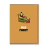 Old Fogey Card, Old Man In Chair