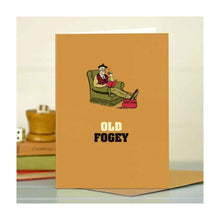  Old Fogey Card, Old Man In Chair
