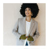 Olive Cashmere & Merino Wrist Warmers