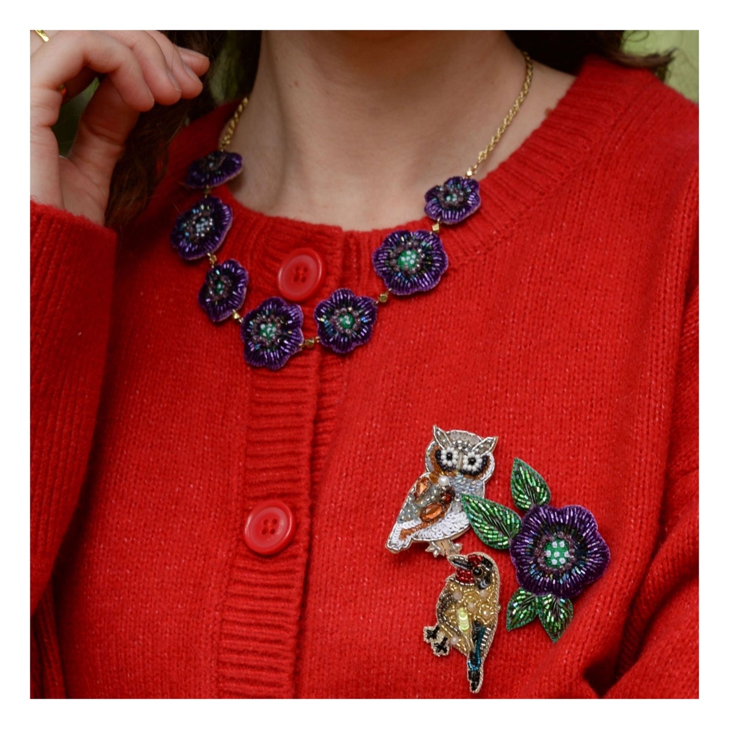 Owl Brooch