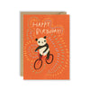 Panda on a Bike Card
