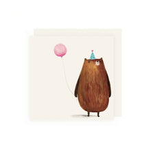  Party Bear Balloon Card