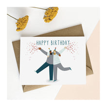  Party Boys Happy Birthday Card