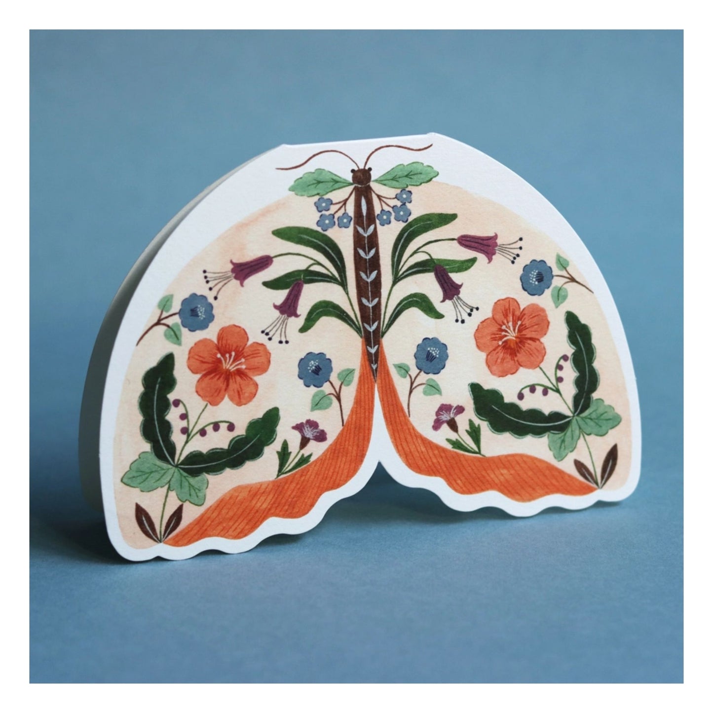 Peach Moth Card