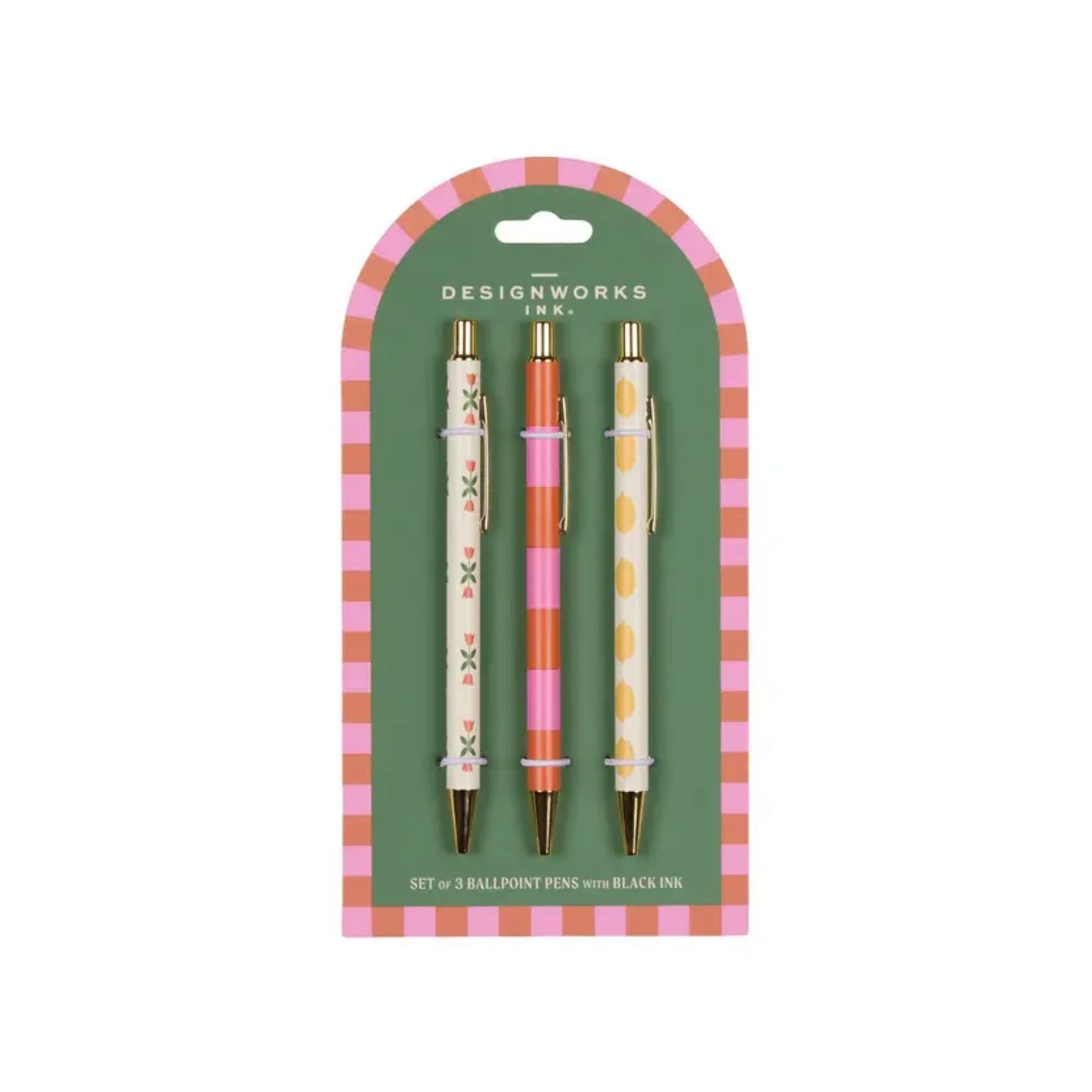 Patterned Pen Trio Set